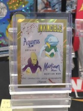 2025 Keepsake Invincible Gold Dual Signagraph 30/33 Aquarus Martian Man 404 Lava