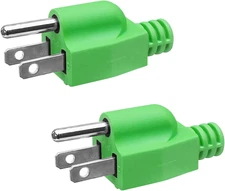 2 Pack Neutral Ground Bonding Plug for Portable Inverter Generator, Surge Protec