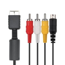 S Video AV Cable for PS3 PS2 PS1, S-Video Audio Video TV Cord Compatible with Pl