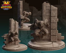 Kit Modelo Estatua Escultura Resina Hombre Araña Cósmica Sin Pintar/Sin Montar