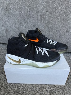 NIKE 2016 KYRIE 2 CHAMPIONSHIP BLACK GOLD NIKE ID SIZE 10.5 MENS
