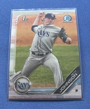 2019 Bowman Draft Chrome Prospects #BDC-90 Seth Johnson Tampa Bay Rays 