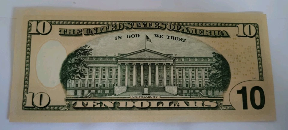 2017A $10 Federal Reserve Note Bill Star Note (VERY NICE) - Image 2 of 3