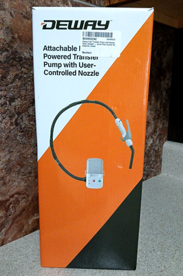 NEW - Deway Battery Transfer Pump For Fast Liquid Siphoning & Filling