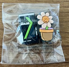 2025 Lowe  s Reward Member Only Exclusive Croc Shoe Charms -Mulch, Sunflower