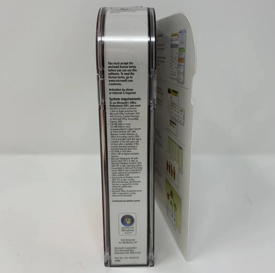 Microsoft Office Project Visio Professional Outlook Sharepoint Designer 2007 - Image 3 of 4