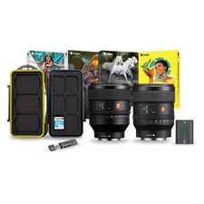 Sony FE 50mm F1.2 GM Full Frame G Master Lens Battery Bundle PRIME