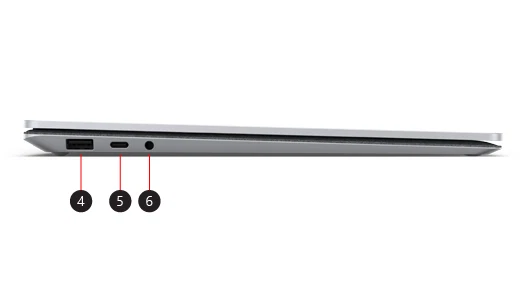 Microsoft Surface Laptop 3, 13" Core i5 10th Gen 1.20GHz 8GB 128GB B Grade Silvr - Image 2 of 4