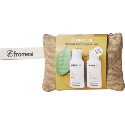 Framesi Morphosis Travel Size Repair Shampoo & Conditioner Set - 2 x 50ml