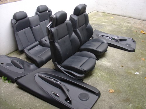 Inkl. UMBAU BMW E64 Cabrio Lederausstattung Sportsitze Leder schwarz Ausstattung