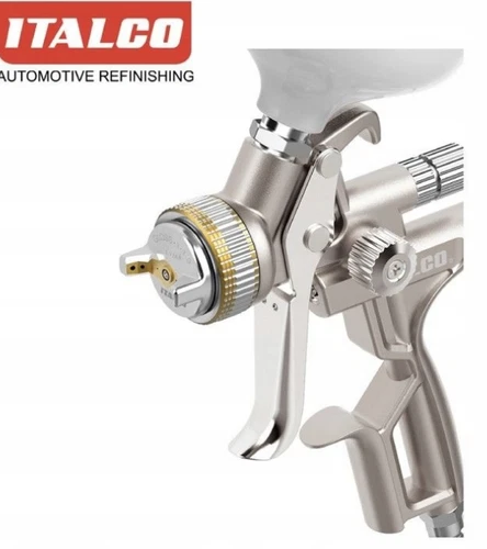 ITALCO GLOSS L.V.MP 1.3 Professional Spray Gun 600ml cup italco spray Original - Picture 3 of 10
