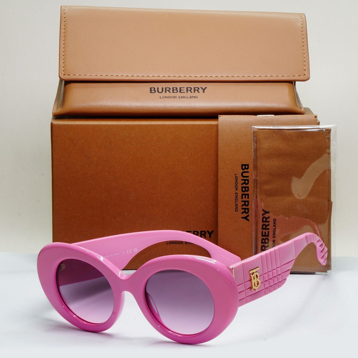 Burberry MARGOT BE 4370U Pink/Pink Grey Shaded 49/22/140 women