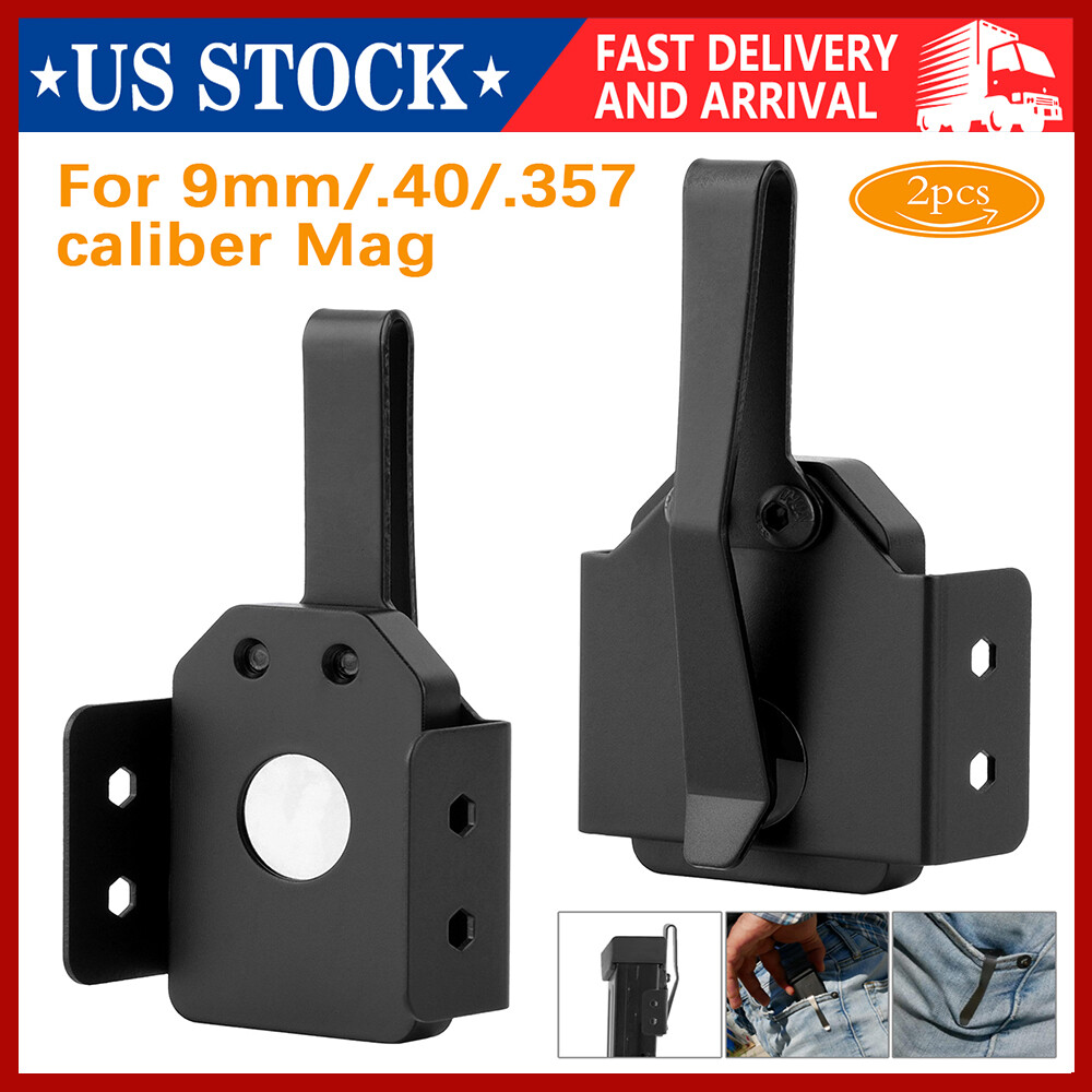 2X Extended Magnetic Clip for 9mm, .40 S&W & .357 Sig Double/Single Stack Holsters