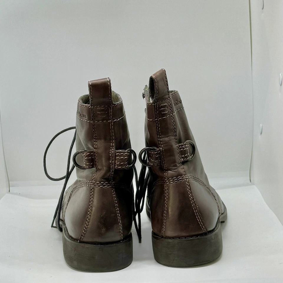 Calvin Klein Brown Leather ALL-seasons Hewitt Boot. Men’s 12 GOOD CONDITION - Image 4 of 4