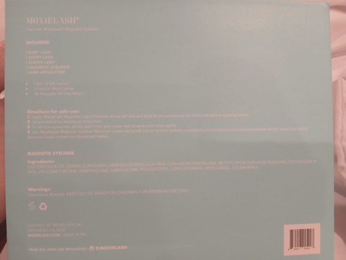 2 Moxielash Kits: Love Kit & Happy Kit w/ MakeUp Remover 3.3oz -6 Pair of Lashes - Picture 12 of 12