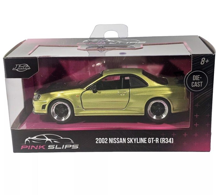 Tous Jada 1:24 Fast And Furious Nissan Skyline GTR R34 Mitsubishi Diecast Metal Alloy Model Car Toys Pour Les Enfants Jouet Collection De Cadeaux | FR