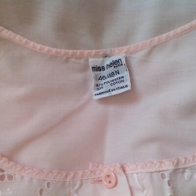 MISS HELEN _ ROBE DE NUIT _ T.46/48 N( RN01/03/7-20B ) VINTAGE