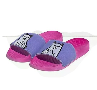 ripndip purple camo slides
