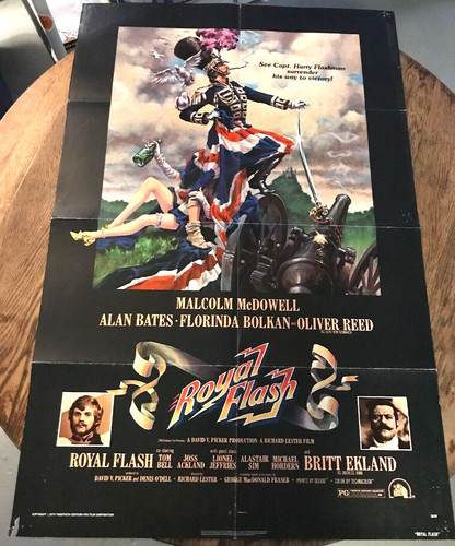 Royal Flash 1975 folded one sheet movie poster 27x41