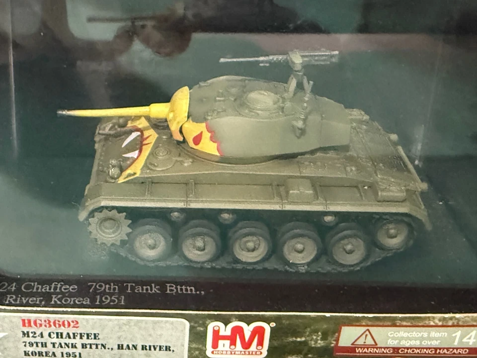HOBBY MASTER HG3602 1:72 M24 CHAFFEE 79TH TANK BTTN HAN RIVER KOREA 1951 - Image 3 of 4