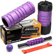 5-in-1 Foam Roller Set for Deep Tissue Muscle Massage, Triggering