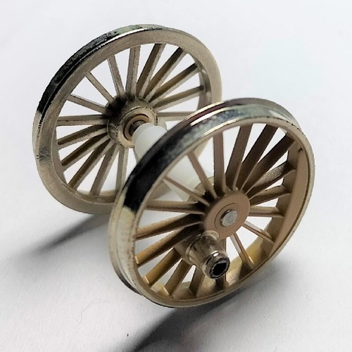 2x Metall-Vollradsatz 31 MM Ferrovia da Giardino Scala G Pezzo