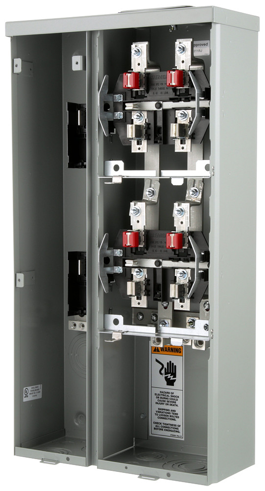 Siemens 2-Gang 200A 125A/PER RINGLESS NO BYPASS UNI-PAK WP2211RJ Meter Socket