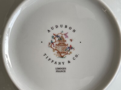 Tiffany & Co Audubon Limoges Hard to Find Porcelain China 5 Piece