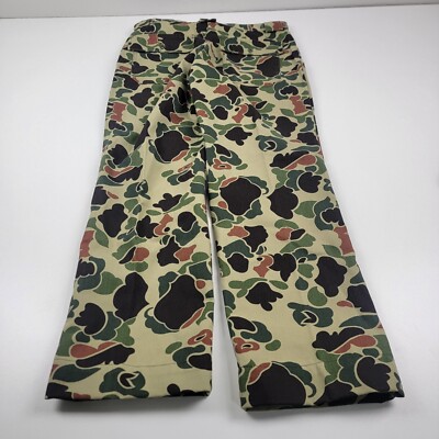 Vintage Walls Duck Camo Cargo Military USA Hunting Pants 38x29