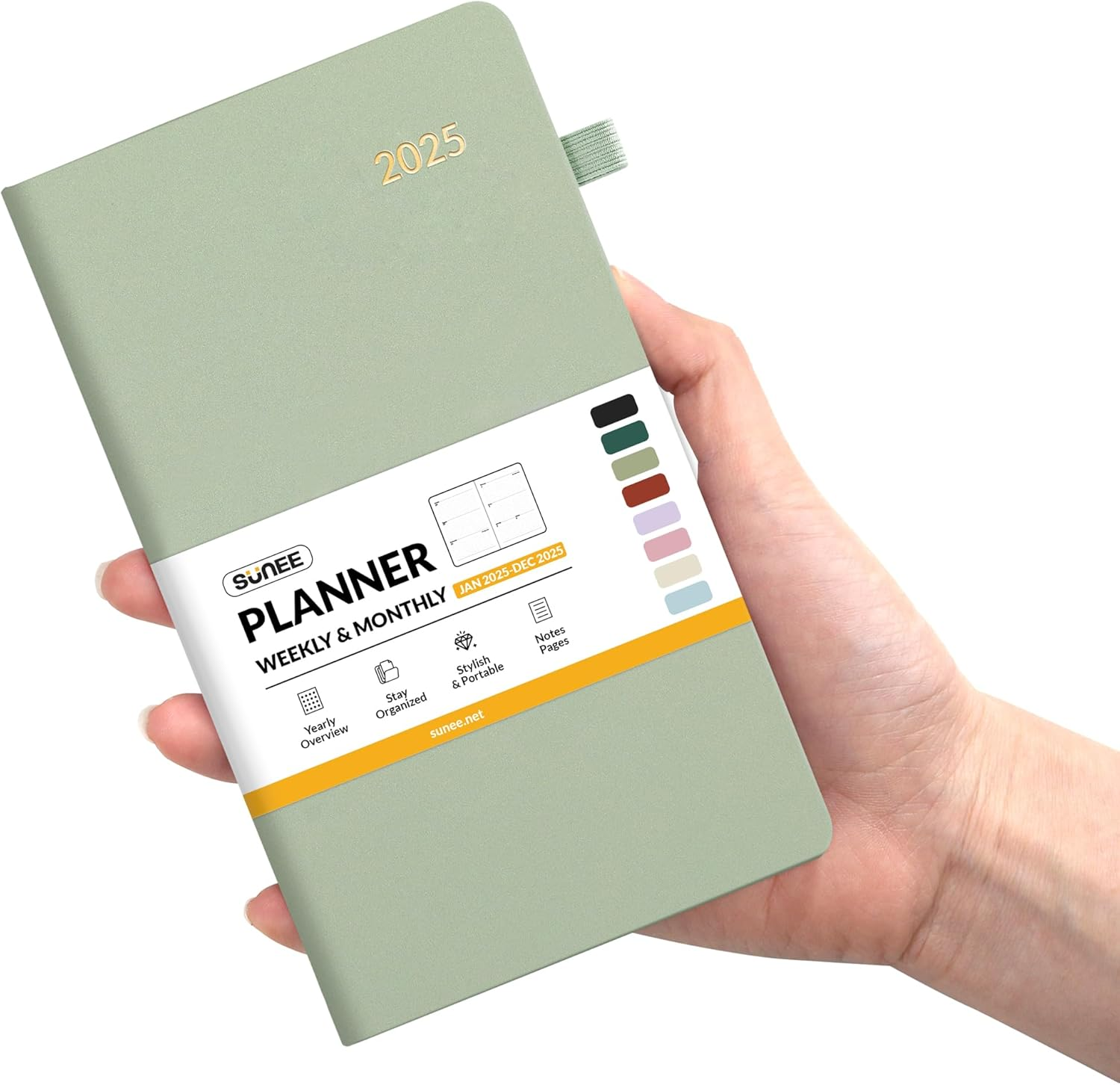 2025 Pocket Weekly Planner for Purse 3.5