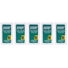 Derby Super Stainless Double Edge Razor Blades 25 For Classic Safety Razor Shave