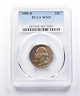 1955-D Washington Quarter MS65 PCGS Beautifully Toned *7423