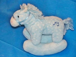 polka dot rocking horse