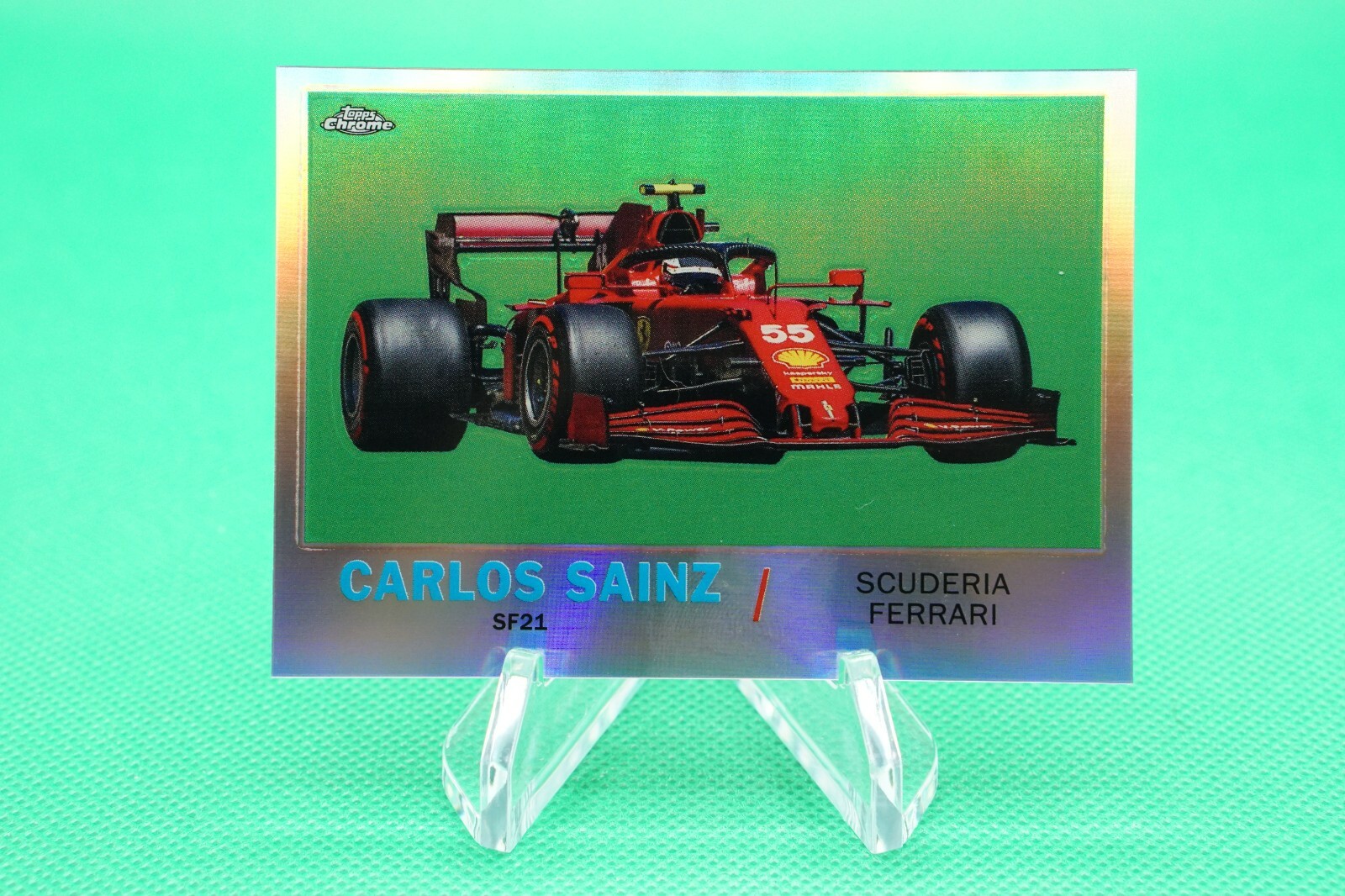 2021 Topps Chrome Formula 1 1961 Topps Sport Cars #T61-CS Carlos Sainz S5920K