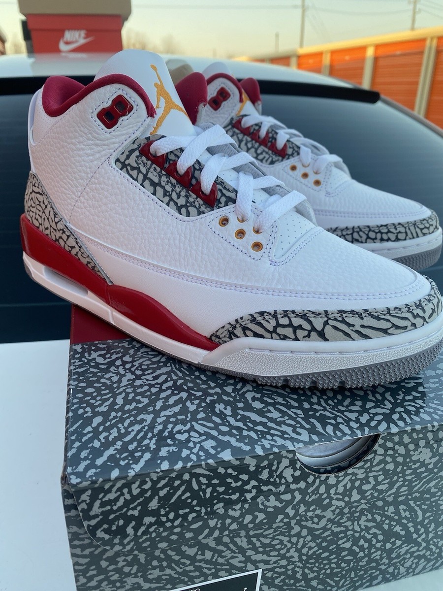 Size 9 - Jordan 3 Retro Mid Fire Red | eBay