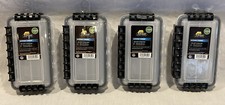 LOT OF 4 NEW PLANO 3440-10 GUIDE SERIES WATERPROOF STOWAWAY TACKLE BOX/CASE