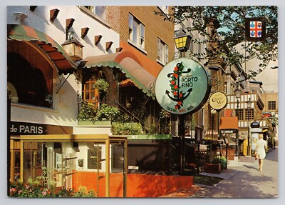 Montreal Quebec Rue de la Montagne Mountain Street Postcard