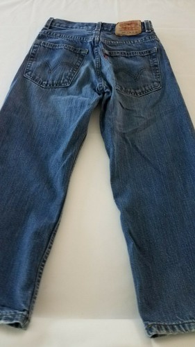 LEVIS BOYS JEANS SIZE 8 BLUE DENIM PANTS W 24 L 22 569 - Picture 6 of 9