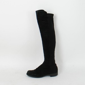 blue suede knee high boots uk