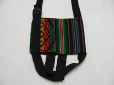 Beautiful Multi-Color - Cotton with Nylon Strap Water Bottle Carrier Holder