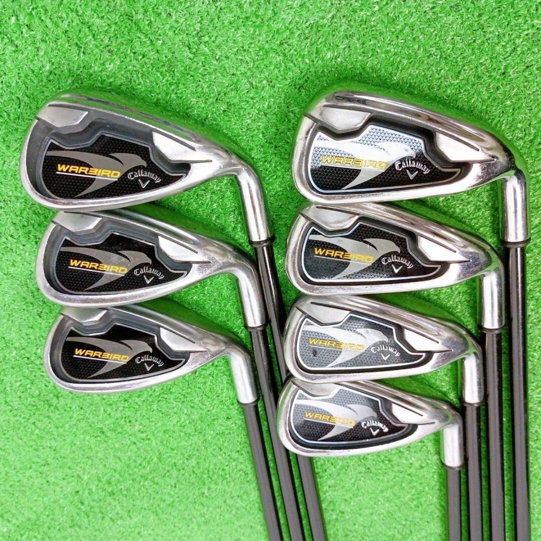 Callaway WARBIRD Iron Set 7pcs 5Pw,Sw Flex R Regular WARBIRD 65 eBay