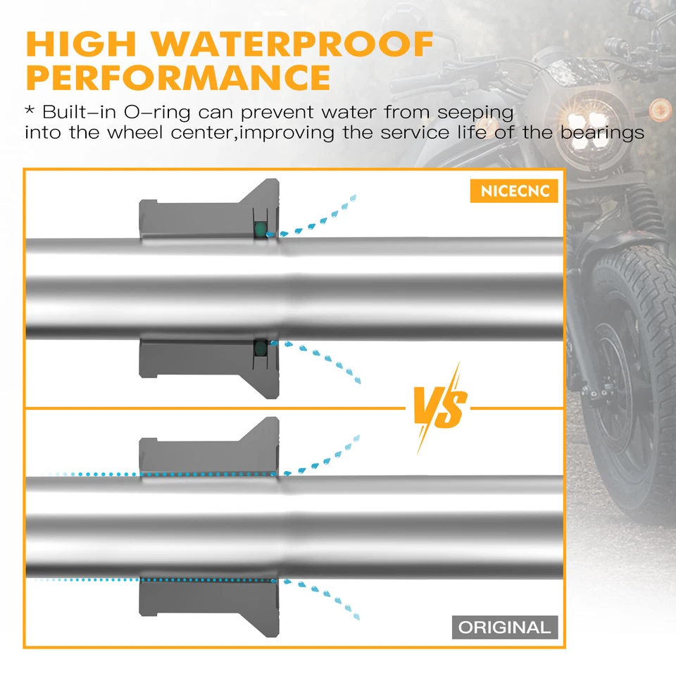 Rear Wheel Spacers For Honda CRF250R CRF450R CRF450X 2005-2024 250RX 2019-2024 - Image 2 of 4