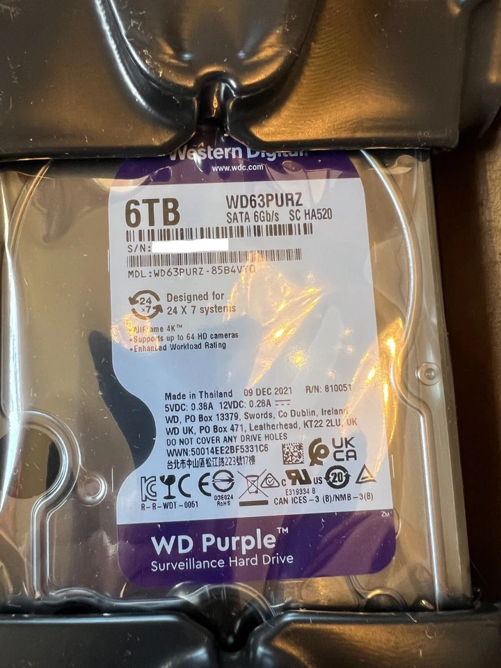 Drobo B810N 30TB's Installed  8 Bay Array w/ Qty X5 WD 6TB PURPLE Drivs WD63PURZ - Image 4 of 4