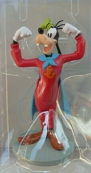 Figurine Super Goof New in no box 18 cm . Goofy Goof Disney