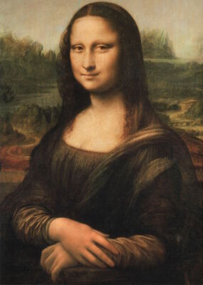 Kunstkarte Leonardo da Vinci ''Mona Lisa (La Gioconda)''