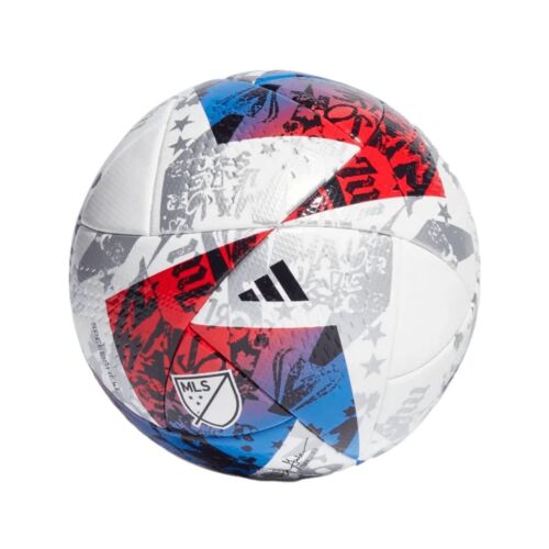 Adidas MLS Pro 2023-24 White & Blue Official Match Soccer Ball Sz 5 NEW HT9026.