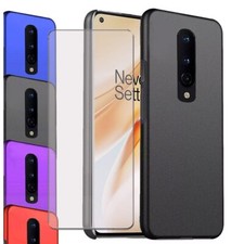 For OnePlus 8 Case- Ultra Slim Hard Matte Hybrid Cover Armour + Screen Protector
