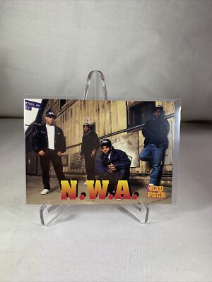 1991 Premier Cards The Rap Pack NWA Dr Dre Eazy-E #94 Staining Rare RC Hip Hop