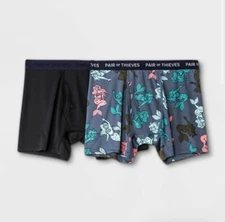 2 Pack Mens Pair of Thieves SuperFit Boxer Brief 3X-Large- New Sealed