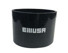 1Pcs 4" Black Straight Silicone hose Coupler 4 layer polyester High Temp